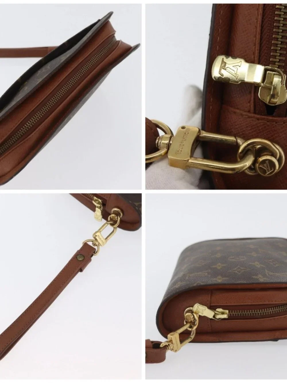 LOUIS VUITTON Monogram Orsay Clutch Bag M51790 LV Auth 174024A - Picture 16 of 16